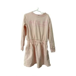 Polo Ralph Lauren Girls Pink Sweatshirt Dress Size 7